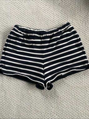 JCrew Striped Black & White Women’s Lounge Shorts